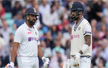 IND vs ENG 4th Test Day 2: ओव्हलवर रोहित-राहुलची शानदार सुरुवात, दिवसाखेरीस दुसऱ्या डावात भारताच्या बिनबाद 43 धावा