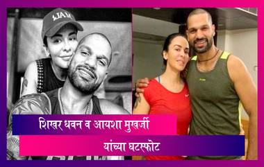 Shikhar Dhawan, Aesha Mukerji Divorce: क्रिकेटर शिखर धवन व आयशा मुखर्जी यांचा 9 वर्षानंतर घटस्फोट