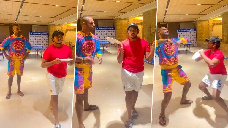IPL 2021 च्या दुसरा टप्प्या ताकद दाखवण्यापूर्वी शिखर धवन आणि पृथ्वी शॉ थिरकले, व्हिडिओ पाहून व्हाल लोटपोट