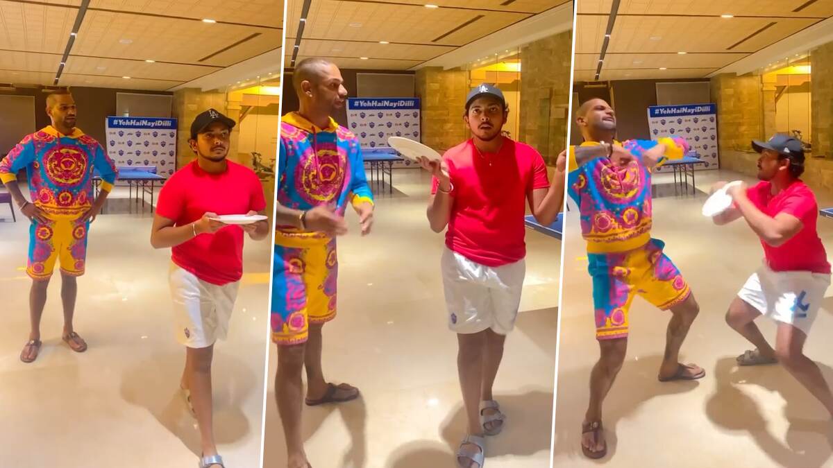 IPL 2021 च्या दुसरा टप्प्या ताकद दाखवण्यापूर्वी शिखर धवन आणि पृथ्वी शॉ थिरकले, व्हिडिओ पाहून व्हाल लोटपोट
