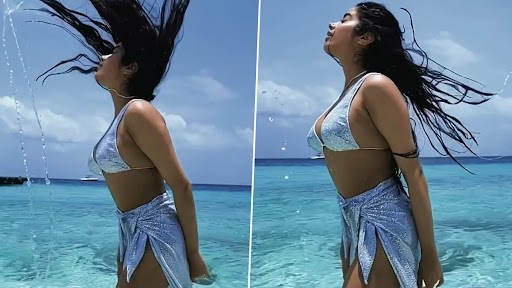 Janhvi Kapoor हिचा समुद्र किनाऱ्याजवळील बिकिनी मधला Sexy व्हिडिओ नक्की पहाच