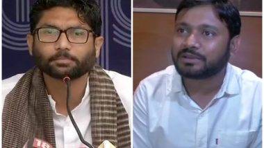 CPI नेते Kanhaiya Kumar आणि आमदार Jignesh Mewani यांचा राहुल गांधींच्या उपस्थितीत कॉंग्रेसमध्ये प्रवेश