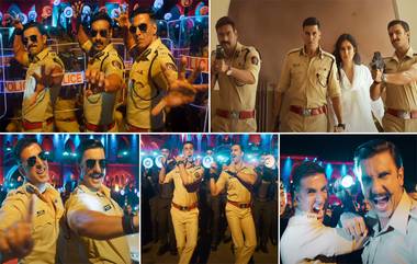 Aila Re Aillaa Sooryavanshi Song Out: Akshay Kumar, Ajay Devgn, Ranveer Singh यांच्या रावडी अंदाजात 'सूर्यवंशी' मधील नवं गाणं रसिकांच्या भेटीला