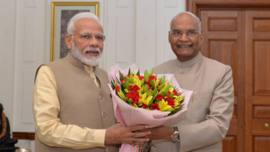 पंतप्रधान नरेंद्र मोदी यांनी राष्ट्रपती रामनाथ कोविंद यांना दिल्या वाढदिवसाच्या शुभेच्छा