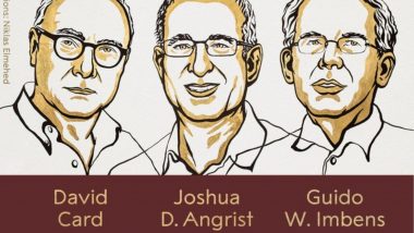 Nobel Prize in Economics 2021: यंदाचा अर्थशास्त्रातील नोबेल पुरस्कार David Card आणि Joshua D. Angrist, Guido W. Imbens यांना जाहीर