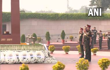 75th Infantry Day: दिल्लीत राष्ट्रीय युद्ध स्मारक वर लष्कराकडून शहिदांना आदरांजली