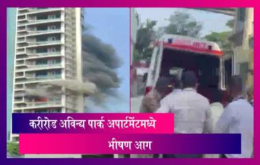 Mumbai Curry Road Fire: करीरोड येथील Avighna Park Apartment मध्ये 60 मजली इमारतीत भीषण आग