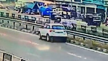 धक्कादायक! पोलिसाच्या कारची दोन मुलींना जोरात धडक; एकीचा जागीच मृत्यू, CCTV मध्ये कैद झाली अंगावर काटा आणणारी घटना (Watch Video)