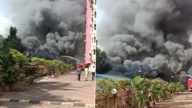 Powai Fire: पवई ह्युंडाई सर्विस सेंटरला भीषण आग, अग्निशमन दलाकडून शर्तीचे प्रयत्न