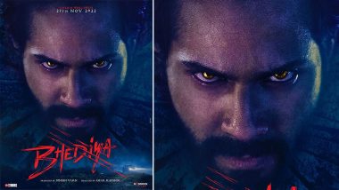 Bhediya First Look Release: 'भेडिया' चित्रपटाचा फर्स्ट लूक रिलीज, पाहा 'वरुण धवन'चा खतरनाक अवतार