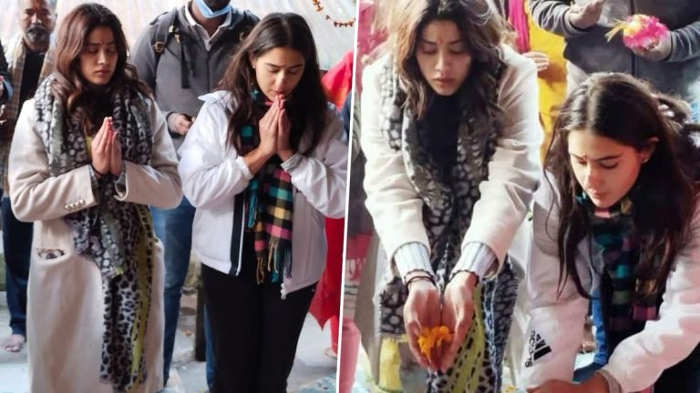 Sara And Janvhi Visit Kedarnath: 'सारा खान' आणि 'जान्हवी कपूर'ने घेतले केदारनाथचे दर्शन