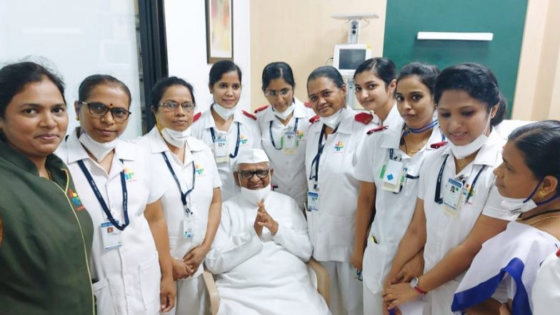 अण्णा हजारेंना रुग्णलयातुन डिस्चार्ज, प्रकृती चांगली असल्याची डॉक्टरांकडून माहिती 