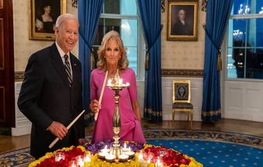 Diwali in US: अमेरिकेचे अध्यक्ष Joe Biden यांनी थाटामाटात साजरी केली दिवाळी; पहिल्यांदाच दिवाळीच्या थीमवर सजले One World Trade Center (Watch Video)