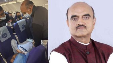 विमान प्रवासात देवदुताप्रमाणे मदतीसाठी धावले मंत्री Dr. Bhagwat Karad; प्रोटोकॉलची पर्वा न करता आजारी रुग्णावर केले उपचार