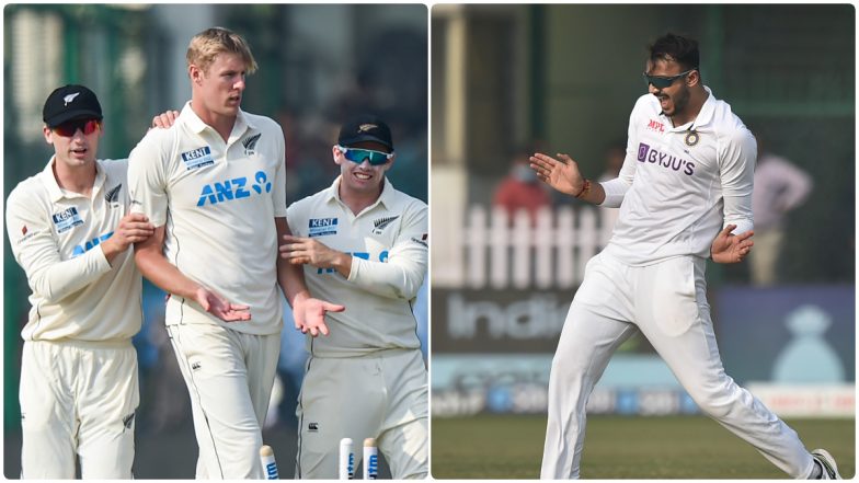IND v NZ, 1st Test: अक्षर पटेलचा गोलंदाजांच्या एलिट यादीत समावेश, Kyle Jamieson न्यूझीलंड कडून 50 टेस्ट विकेट घेणारा सर्वात वेगवान
