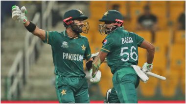 PAK vs AUS Semi-Final, ICC T20 WC 2021: मोहम्मद रिझवान - फखर जमानची विस्फोटक फलंदाजी, पाकिस्तानचे ऑस्ट्रेलियासमोर 177 धावांचे विशाल आव्हान