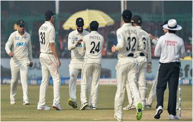 IND vs NZ 2nd Test Day 1: वानखेडेवर पहिल्या दिवशी Tea ब्रेकची घोषणा; न्यूझीलंडचे दमदार पुनरागमन, टीम इंडियाच्या 3 बाद 111 धावा