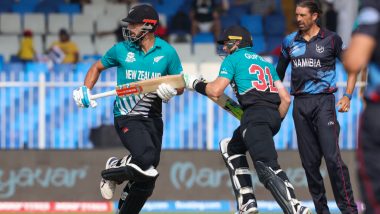 NZ vs NAM, T20 World Cup 2021: फिलिप्स-नीशमची शानदार फलंदाजी, न्यूझीलंडने नामिबियासमोर ठेवले 164 धावांचे लक्ष्य