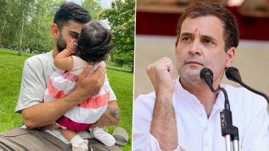 Rape Threats To Virat Kohli's Daughter: राहुल गांधी यांचा विराट कोहलीला पाठिंबा म्हटले ' ते द्वेशाने भरलेत, त्यांना क्षमा कर'