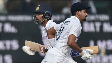 IND vs NZ 1st Test Day 4: श्रेयस अय्यर-रिद्धिमान साहाचे दमदार अर्धशतक, भारताचा दुसरा डाव 234/7 धावांवर घोषित; न्यूझीलंडसमोर 284 धावांचे लक्ष्य