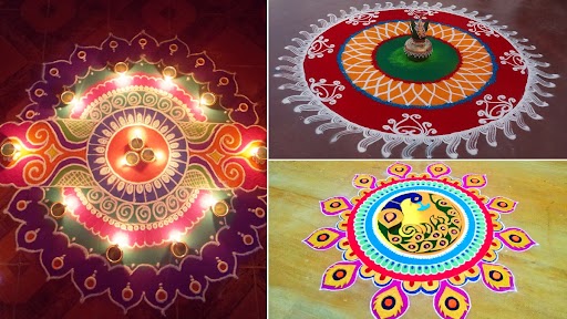 Dhanteras Rangoli Designs 2021: धनत्रयोदशी निमित्त दारापुढे काढा या सुंदर, आकर्षक आणि सोप्या रांगोळी डिझाइन