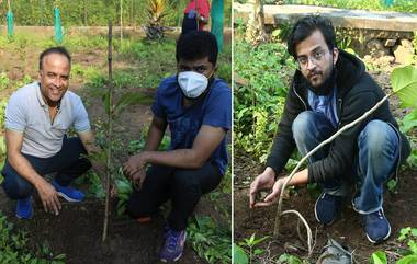 'महाराष्ट्राची हास्यजत्रा' टीमचे वृक्षारोपण