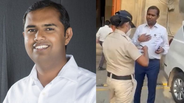 आमदार मंगेश चव्हाण यांना ठोठावला 200 रुपयांचा दंड; मंत्रालयातुन बाहेर पडताना दिसले विनामास्क