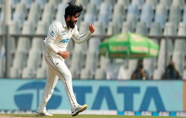 IND vs NZ 2nd Test Day 2: मुंबई कसोटीत Ajaz Patel ने केला कहर, 7 वर्षानंतर वानखेडेच्या मैदानात अशी कमाल करणारा बनला पहिला आंतरराष्ट्रीय गोलंदाज