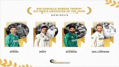 ICC Men’s Cricketer of the Year 2021: कोण असेल यंदाचा ICC Men’s Cricketer ? 'या' चार खेळाडूंमध्ये चुरशीची टक्कर