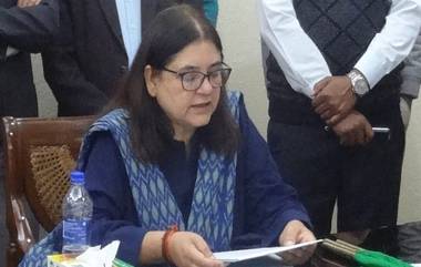 Maneka Gandhi Meet Jitendra Awhad: मनेका गांधी यांनी घेतली जितेंद्र आव्हड यांची भेट; 30 मिनिटे चर्चा