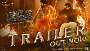 RRR Trailer Out: अखेर प्रतिक्षा संपली! राजमौली यांच्या बाहुबली फिल्मचा आरआरआर सिनेमाचा ट्रेलर पाहून येईल अंगावर काटा (Watch Video)