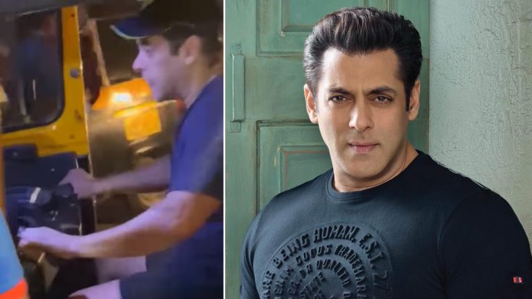 Salman Khan ने पनवेल मध्ये चालवली रिक्षा; व्हिडिओ झाला वायरल