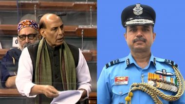 Gen Bipin Rawat's Chopper Crash: IAF कडून Tri-Service Inquiry चे आदेश, Air Marshal Manavendra Singh च्या नेतृत्त्वाखाली चौकशी; संरक्षणमंत्री Rajnath Singh यांची लोकसभेत माहिती