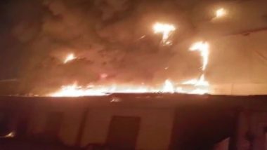 Thane Fire: ठाण्यातील भिवंडी मध्ये गोडाऊनला आग; अग्निशमन दल घटनास्थळी दाखल