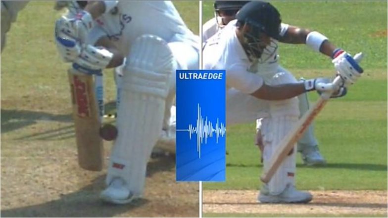 IND vs NZ 2nd Test Day 1: आऊट की नॉटआऊट, Virat Kohli याच्या रिव्ह्यूने सोशल मीडियावर चर्चेला उधाण; पहा नक्की काय आहे वाद
