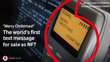 First Text Message Auction: 30 वर्षांपूर्वी पाठवलेल्या जगातील पहिल्या SMS चा लिलाव; 2 कोटी रुपयांपर्यंत लागू शकते बोली, जाणून घ्या काय होता तो संदेश