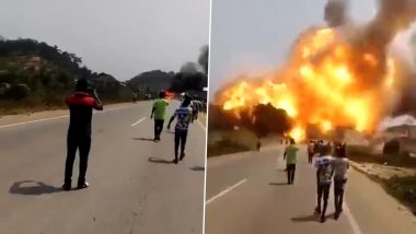 Ghana Explosion: घानामध्ये स्फोटकांनी भरलेल्या ट्रकच्या स्फोटात 17 ठार, 59 जखमी