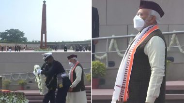 Republic Day 2022: PM Narendra Modi यांच्याकडून National War Memorial वर शहीदांना श्रद्धांजली अर्पण
