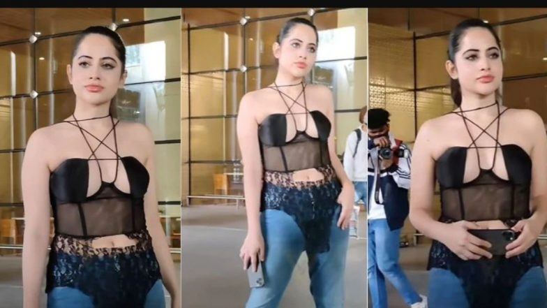 Urfi Javed Bold Video: विमानतळावर दिसला अभिनेत्री उर्फी जावेदचा बोल्ड अंदाज; पहा तोकड्या कपड्यातील तिचा Hot आणि Sexy लूक