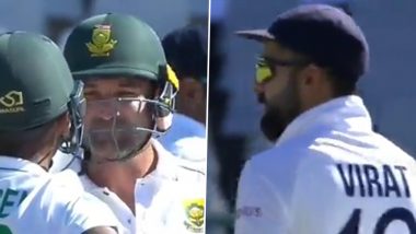 IND vs SA 3rd Test Day 3: थर्ड अंपायरच्या निर्णयाने संतप्त Virat Kohli चे अपशब्द कॅमेऱ्यात कैद, Dean Elgar वर चालवले शब्दांचे बाण (Watch Video)