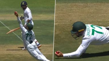 IND vs SA 2nd Test 2022: हनुमा विहारी ठरला जबरदस्त क्षेत्ररक्षणाचा बळी, दक्षिण आफ्रिकेच्या Rassie van der Dussen ने चपळतेने पकडला अप्रतिम कॅच (Watch Video)