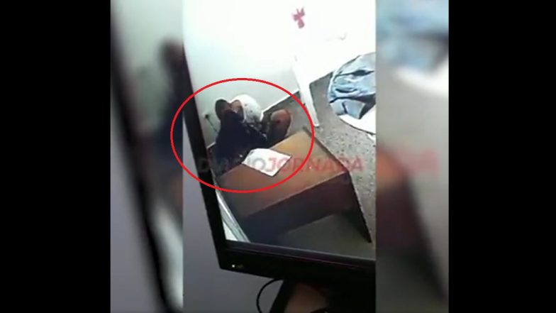 Female Judge Kiss Prisoner: कैद्याचे चुंबन घेताना महिला न्यायाधीश कॅमेऱ्यात कैद, सोशल मीडियात व्हिडिओ व्हायरल