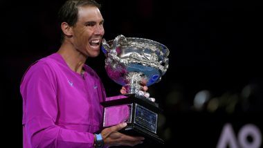 Rafael Nadal Australian Open: स्पेनचा दिग्गज टेनिस स्टार राफेल नदालने रचला इतिहास, ऑस्ट्रेलियन ओपन 2022 चे विजेतेपद केले काबीज