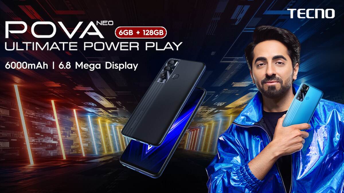 Tecno Pova Neo स्मार्टफोन लॉन्च, युजरला मिळणार 6000mAh च्या बॅटरीसह 'हे' धमाकेदार फिचर्स