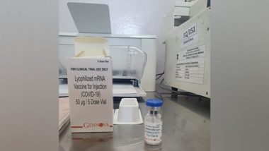 Gennova Biopharmaceuticals COVID Vaccine: भारतीय बनावटीच्या पहिल्या mRNA Vaccine Trials ची Omicron च्या लाटेदरम्यान फेब्रुवारी 2022 पासून सुरूवात; सूत्रांची माहिती