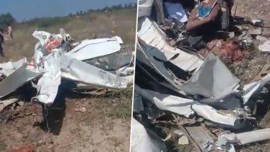 Chopper Crash in Telangana: हैदराबादच्या खाजगी फ्लाइंग अकादमीचे हेलिकॉप्टर क्रॅश, ट्रेनी पायलटचा मृत्यू