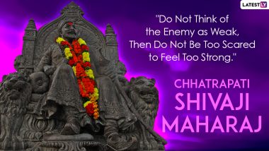 Chhatrapati Shivaji Maharaj Jayanti 2021 Wishes: शिवजयंती निमित्त राजेंना मानाचा मुजरा करत आदरांजली अर्पण करण्यासाठी WhatsApp Status, Greetings, Messages!