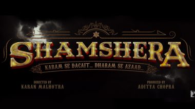 Shamshera Teaser:  रणबीर कपूरच्या 'शमशेरा'चा टीझर प्रदर्शित, संजय दत्त आणि वाणी कपूरही मुख्य भूमिकेत