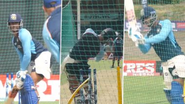 U19 World Cup 2022: भारताचा अंडर 19 स्टार खेळाडू नेट सेशनमध्ये MS Dhoni याच्या हेलिकॉप्टर शॉटचा केला सराव, Video पाहून व्हाल अवाक