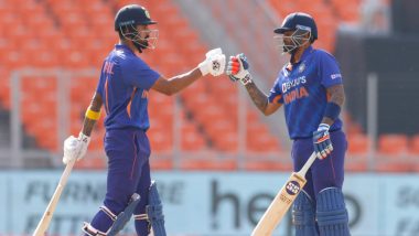 IND vs WI 2nd ODI: झटपट विकेट गमावल्यावर KL Rahul-सूर्यकुमार यादवने सावरला डाव, भारताची धावसंख्या शंभरी पार